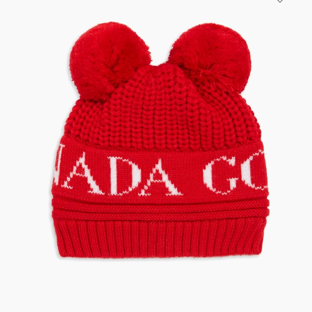 NEW NWT Canada Goose Double Pom Pom Beanie